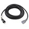 Ac Works SJTW; Cold Weather Extension Cord, 12 AWG, Indoor/Outdoor, 12/3, 1 Outlets, 6-15/20R, Black, PVC S620PR-010 - alternate 1